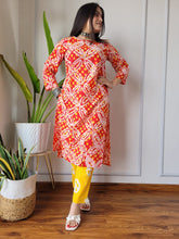 New Exclusive Hand  block printed Stitched Cotton  Kurtis with Pant